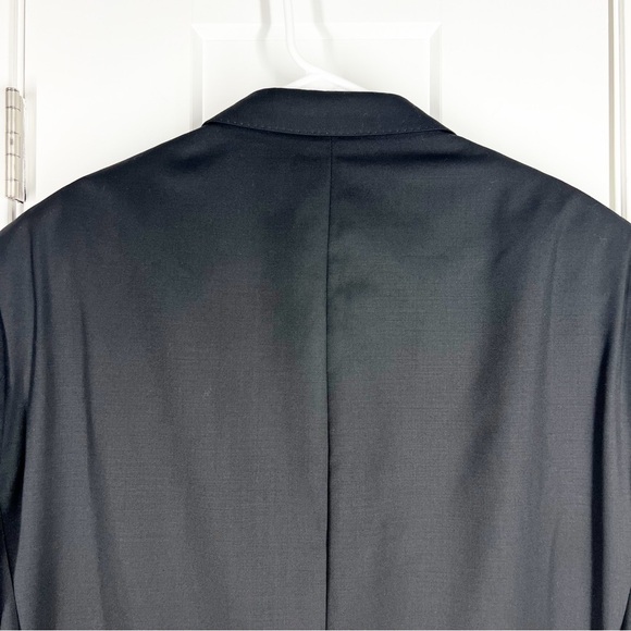 Lauren Ralph Lauren Men's Black Wool Suit Blazer Jacket Size 50L - Picture 6 of 12